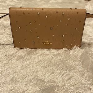 COACH | Moon and Stars Studded Wallet on a String